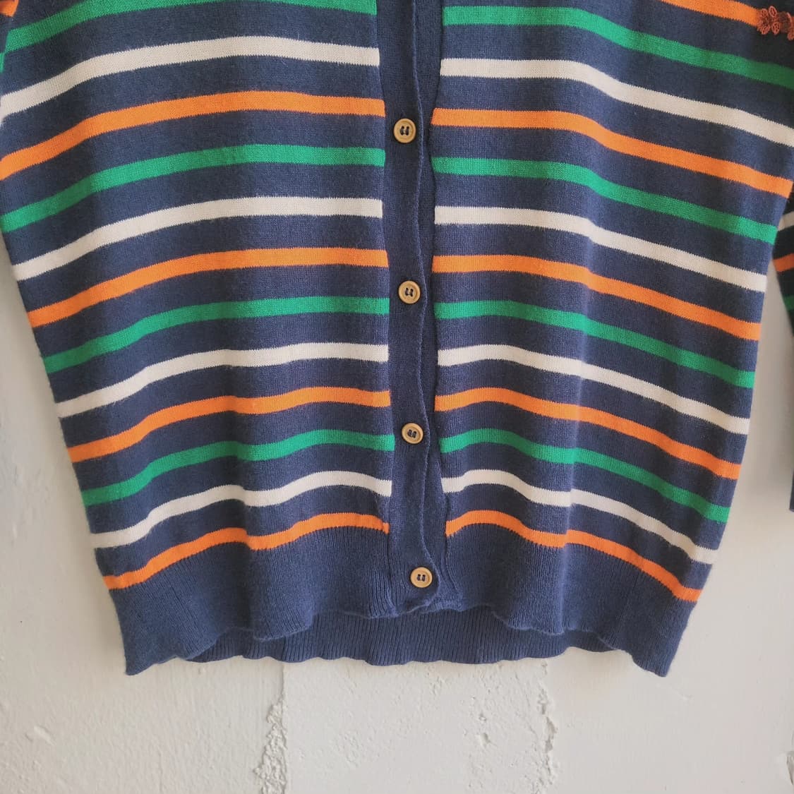 Cutie Blonde 멀티스트라이프 린넨 가디건 상품이미지6