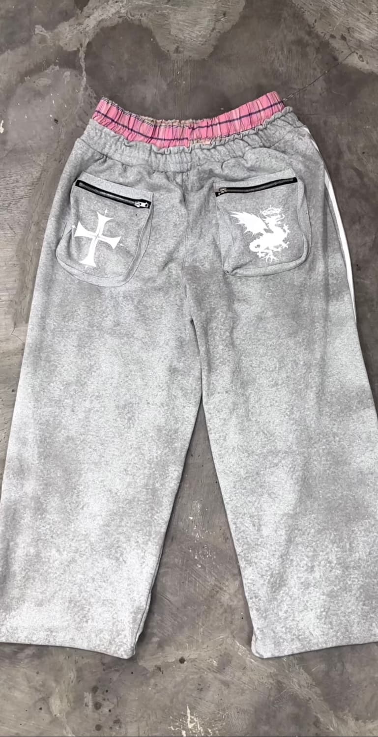 cozy worldwide 트레이닝 셋업 바지 grey 구해요 상품이미지2