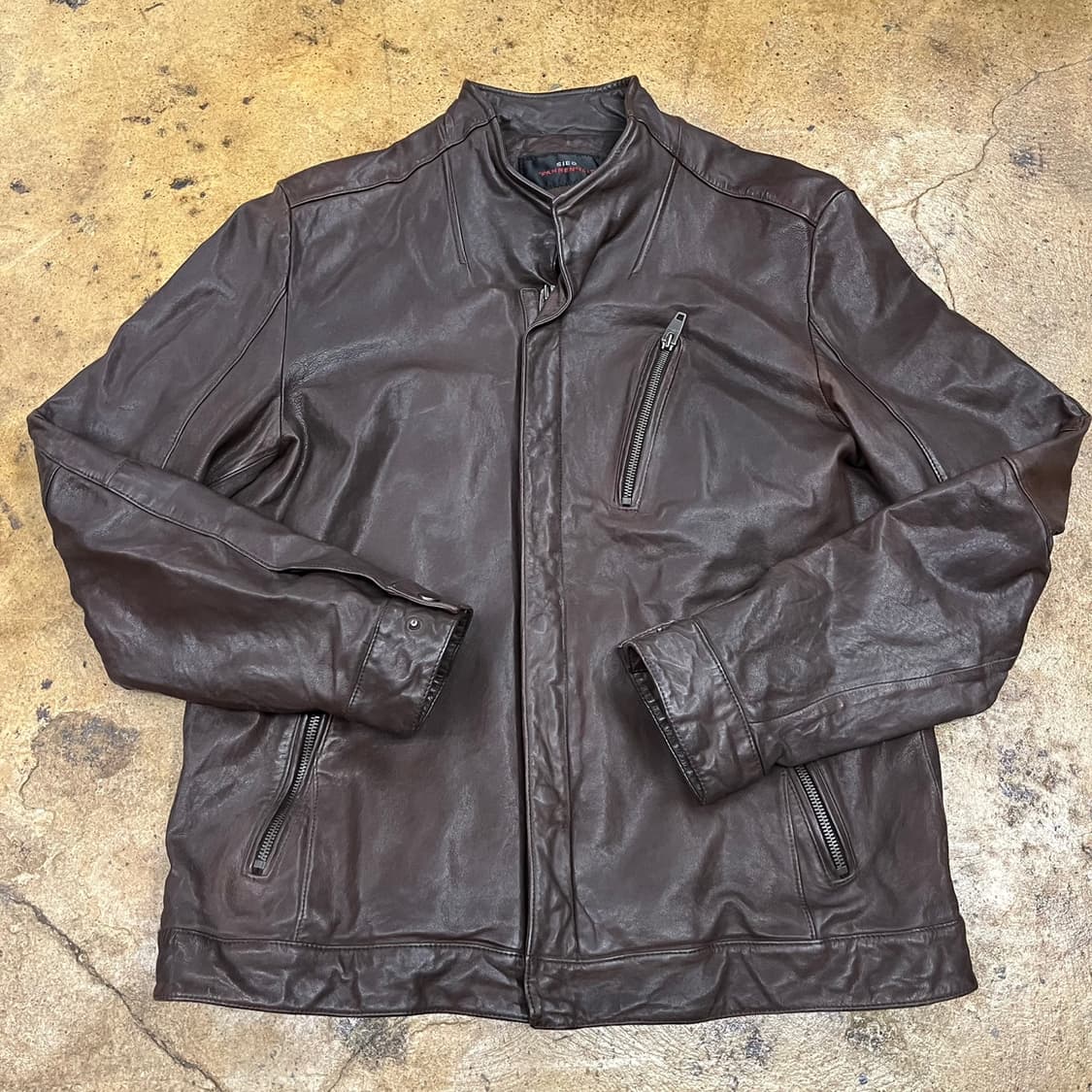 [정품/105] SIEG 파렌하이트 브라운 양가죽 자켓 b14 상품이미지2
