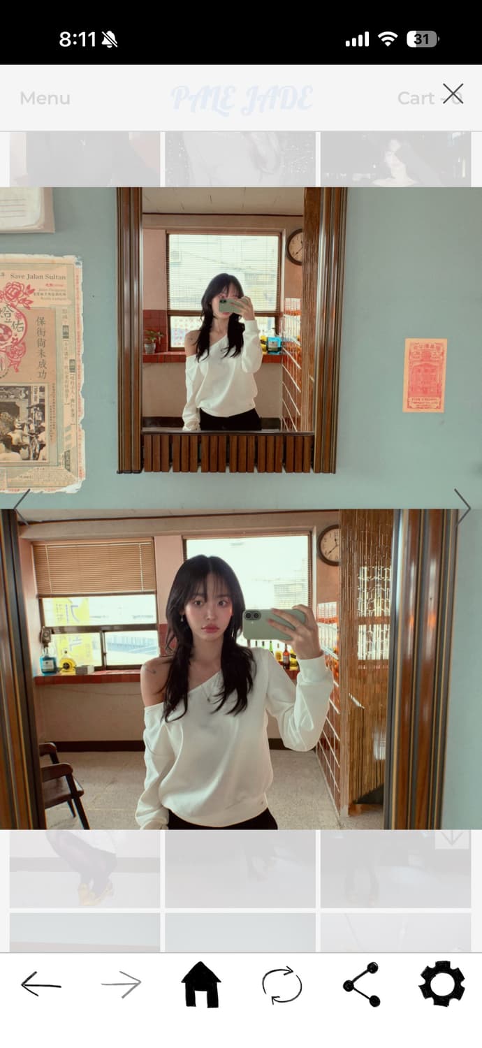 페일제이드 슈팅스타 맨투맨 새상품 상품이미지1