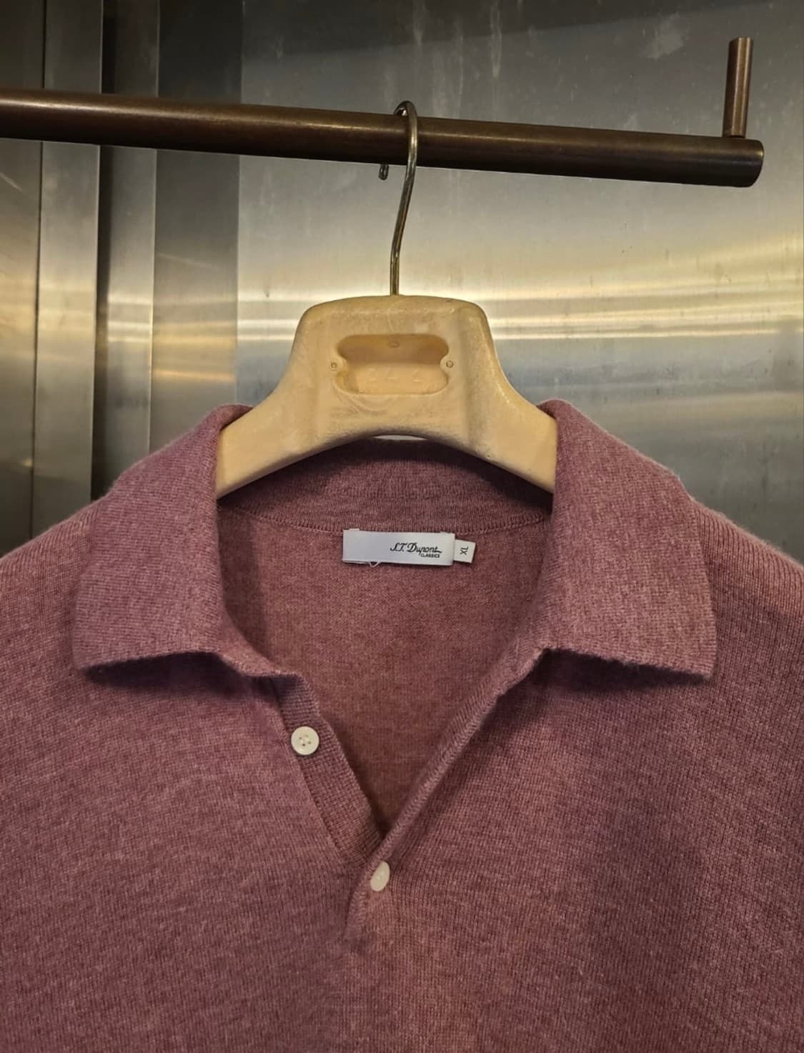 에스티 듀퐁 캐시미어 pk 니트 XL 올드로즈 상품이미지2