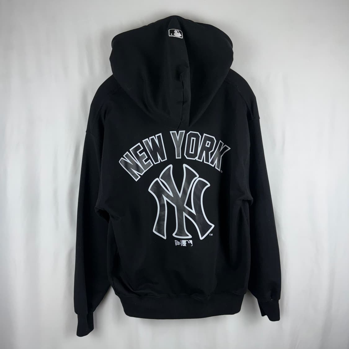 L) MLB 뉴욕양키즈 백로고 후드 티 블랙 상품이미지6