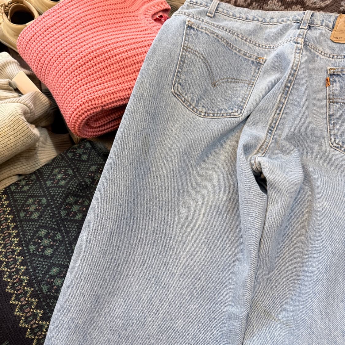 90S 리바이스 USA 오렌지탭 505 38인치 상품이미지2