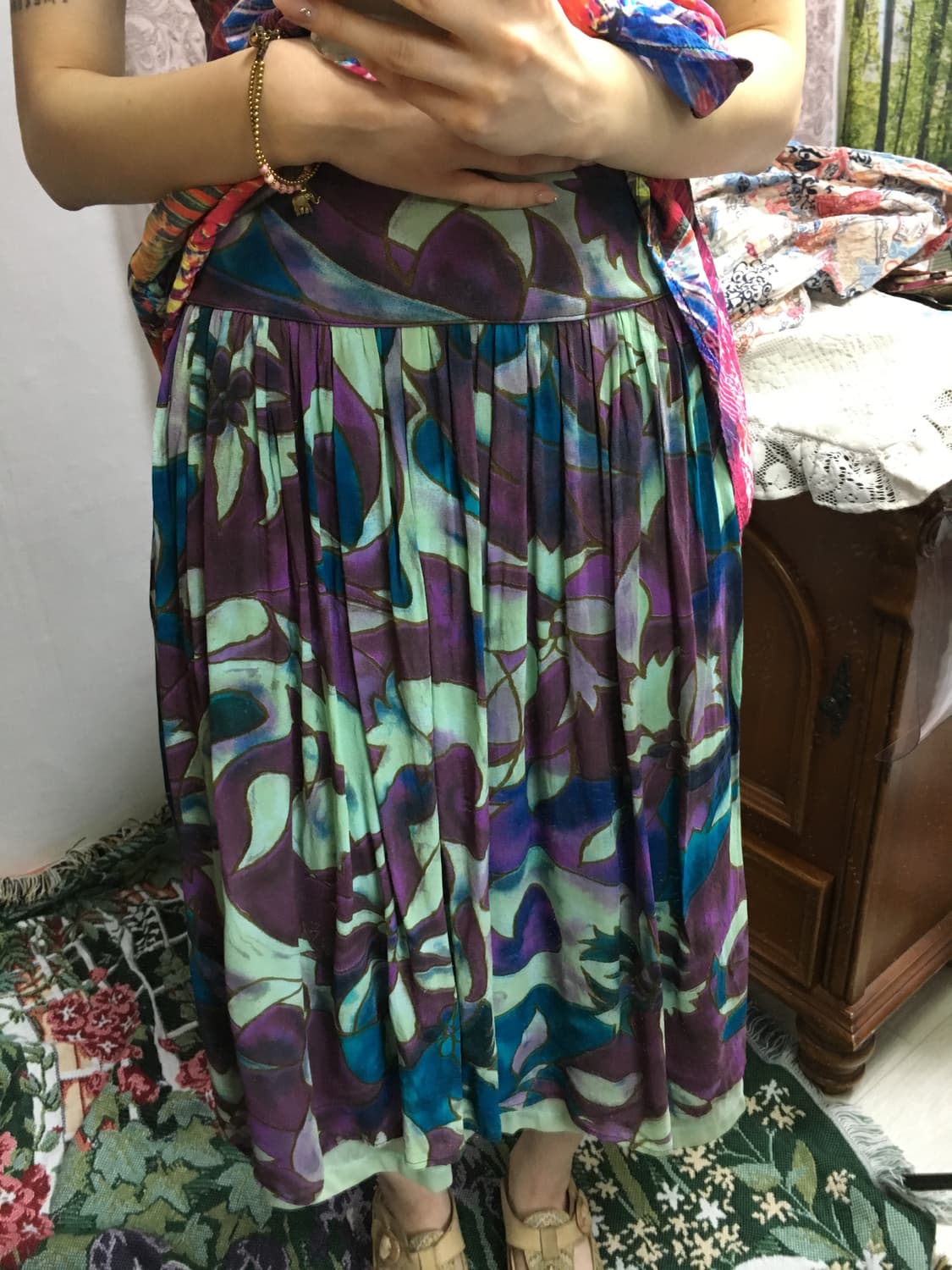 보헤미안 에스닉 후드 상의 상품이미지9