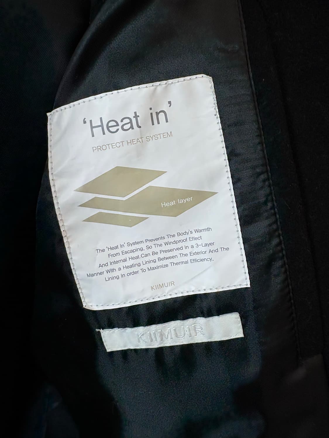 키뮤어 서플러스 울 세미오버 발마칸 코트 블랙 상품이미지5