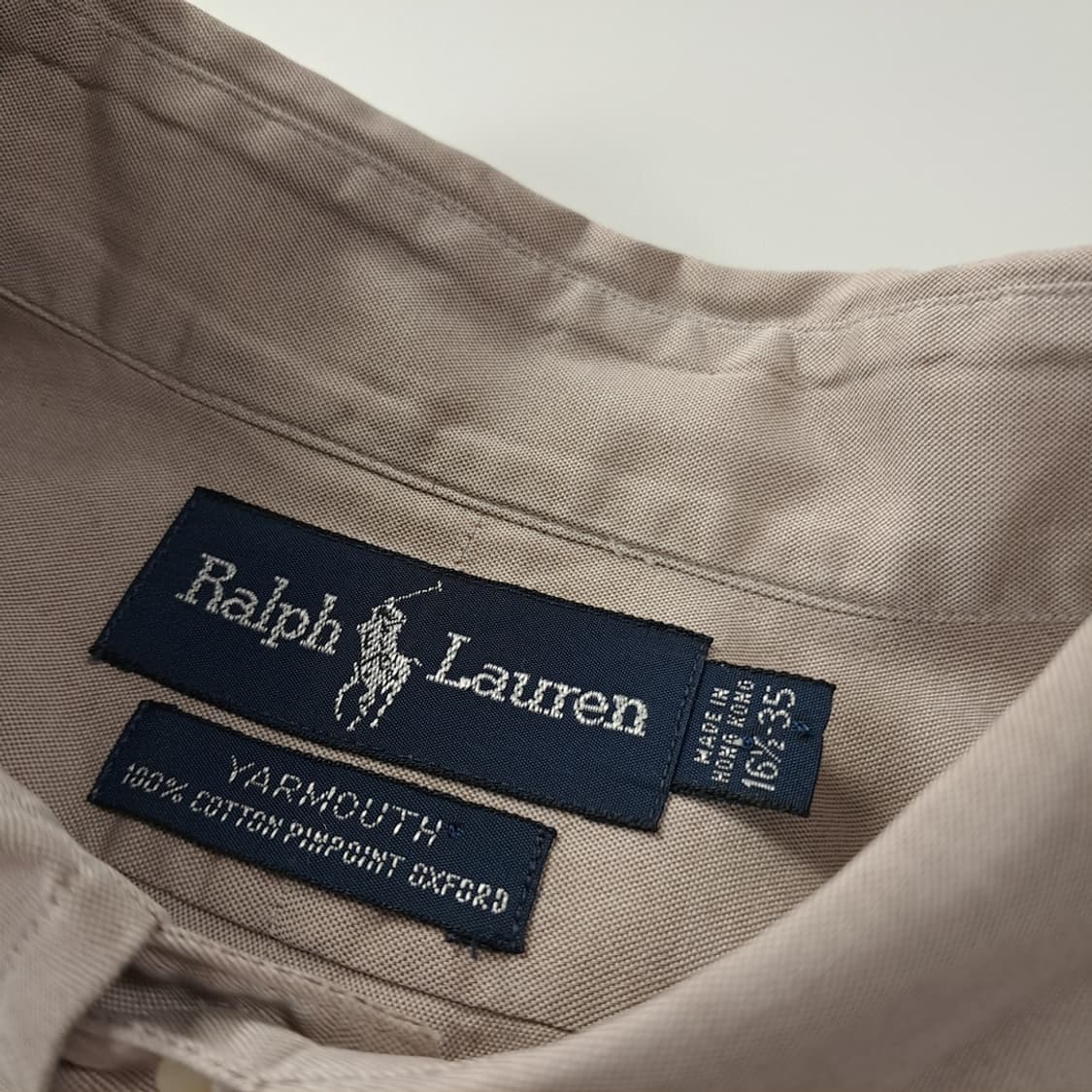 CK262 XL 폴로 90s 홍콩판 웜톤 그레이지 셔츠 남방 상품이미지3