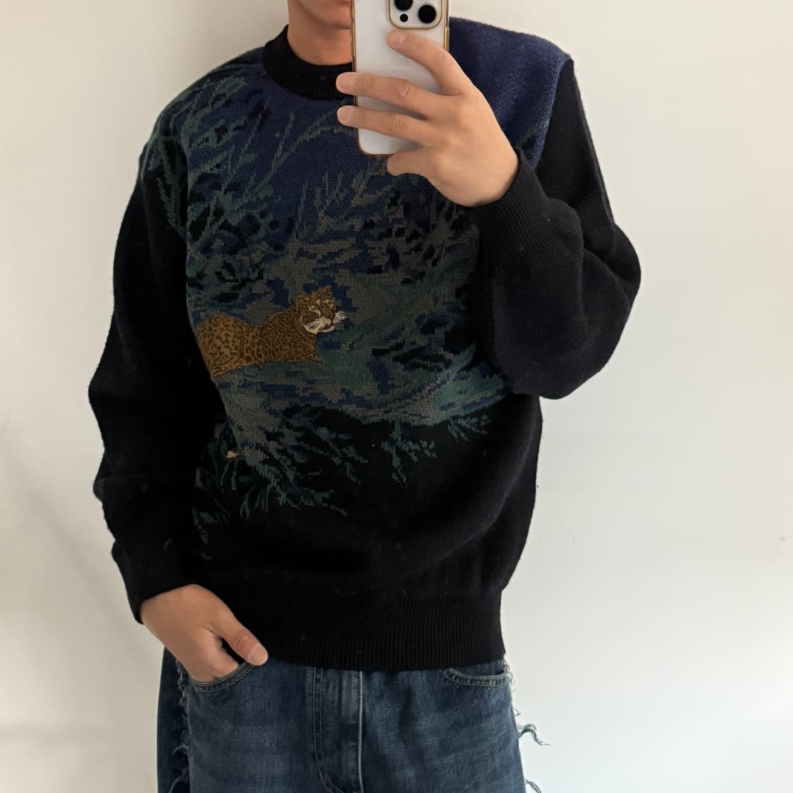 NO.II COLLECTION 호랑이 니트티셔츠 상품이미지3
