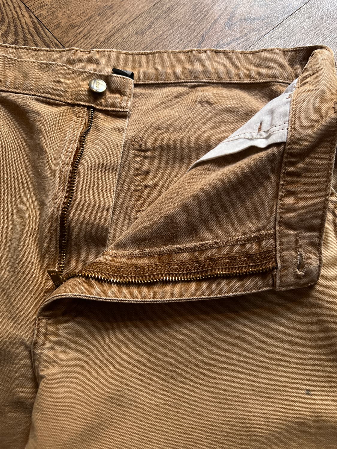 [36]칼하트 USA 브라운 싱글니 카펜터 워크 팬츠 상품이미지3