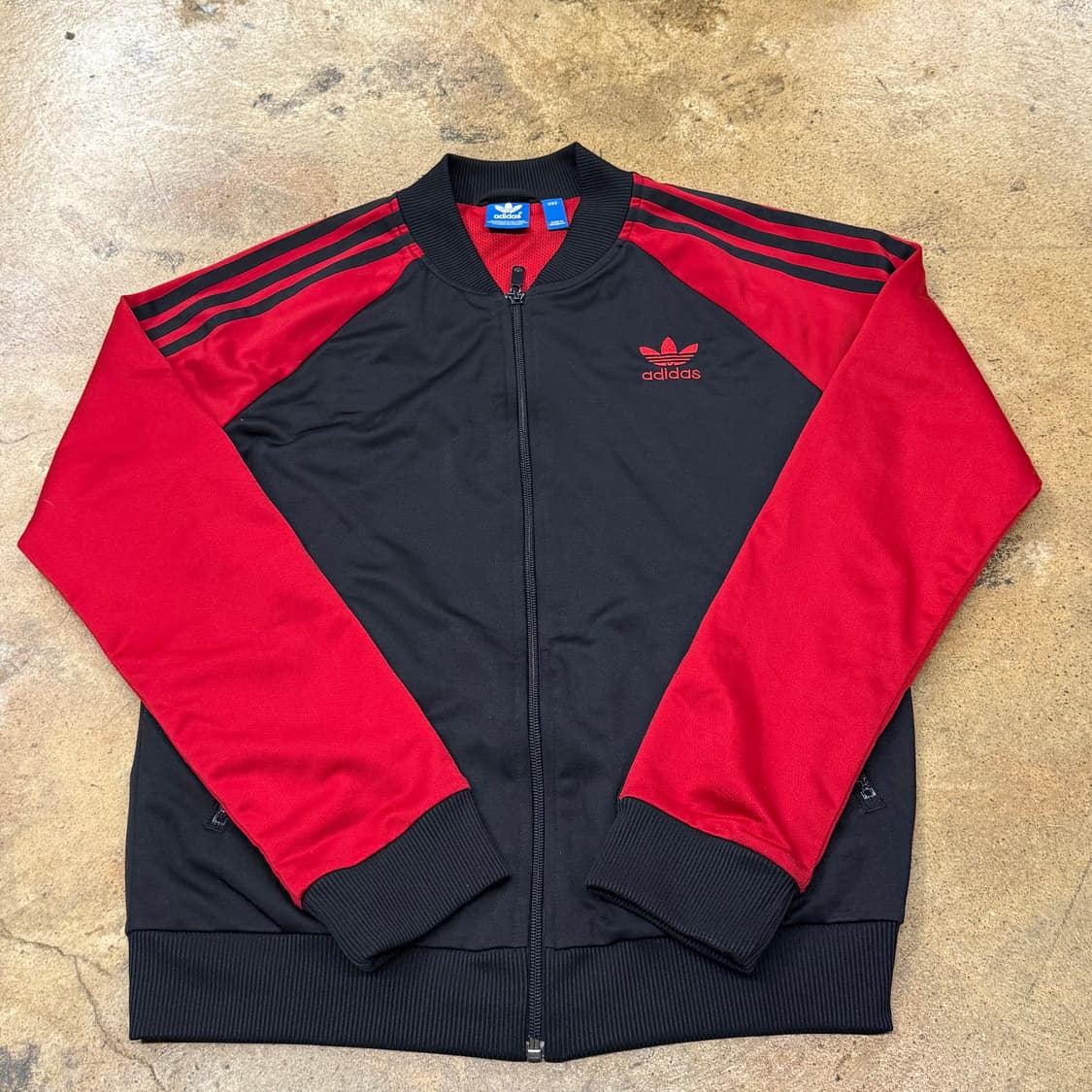 검빨 블랙 레드 파이어버드 레이스 백로고 트랙탑 져지 상품이미지2