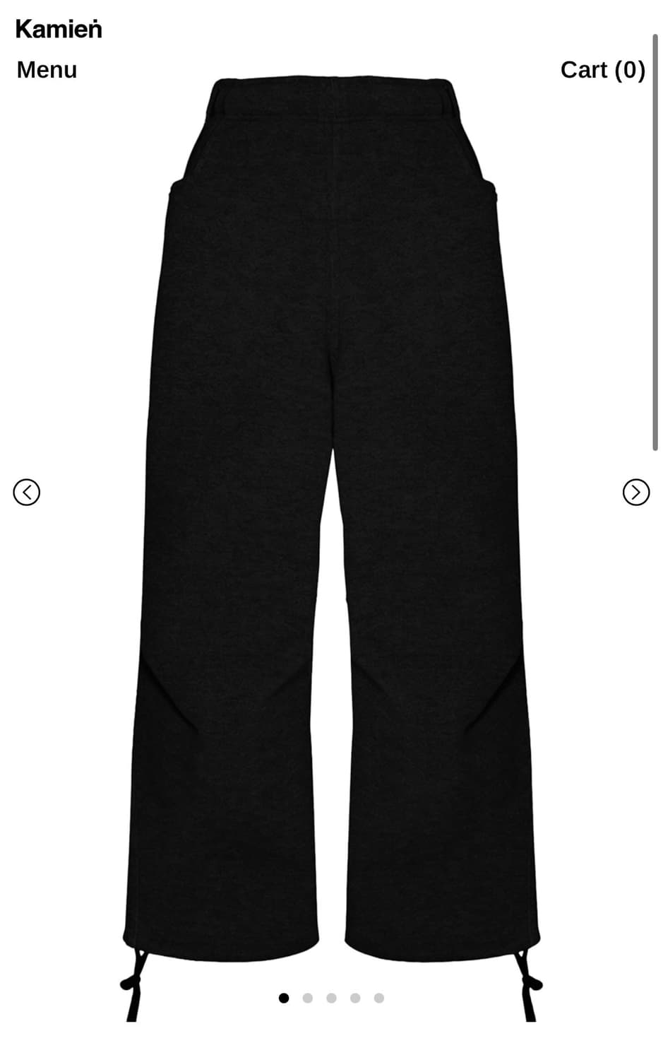 카미엔 trsc 코지 울 팬츠 상품이미지1