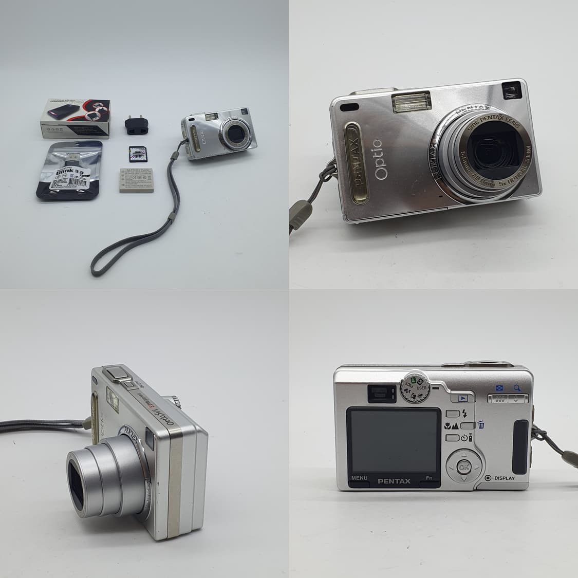 작례⭕️ 펜탁스 옵티오 SVi 메탈릭 실버 상품이미지2