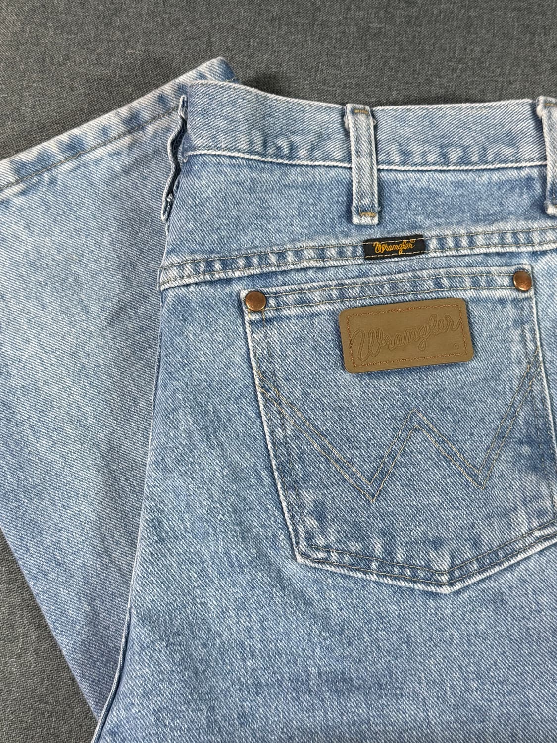 Wrangler 연청 데님팬츠 스트레이트핏 상품이미지1