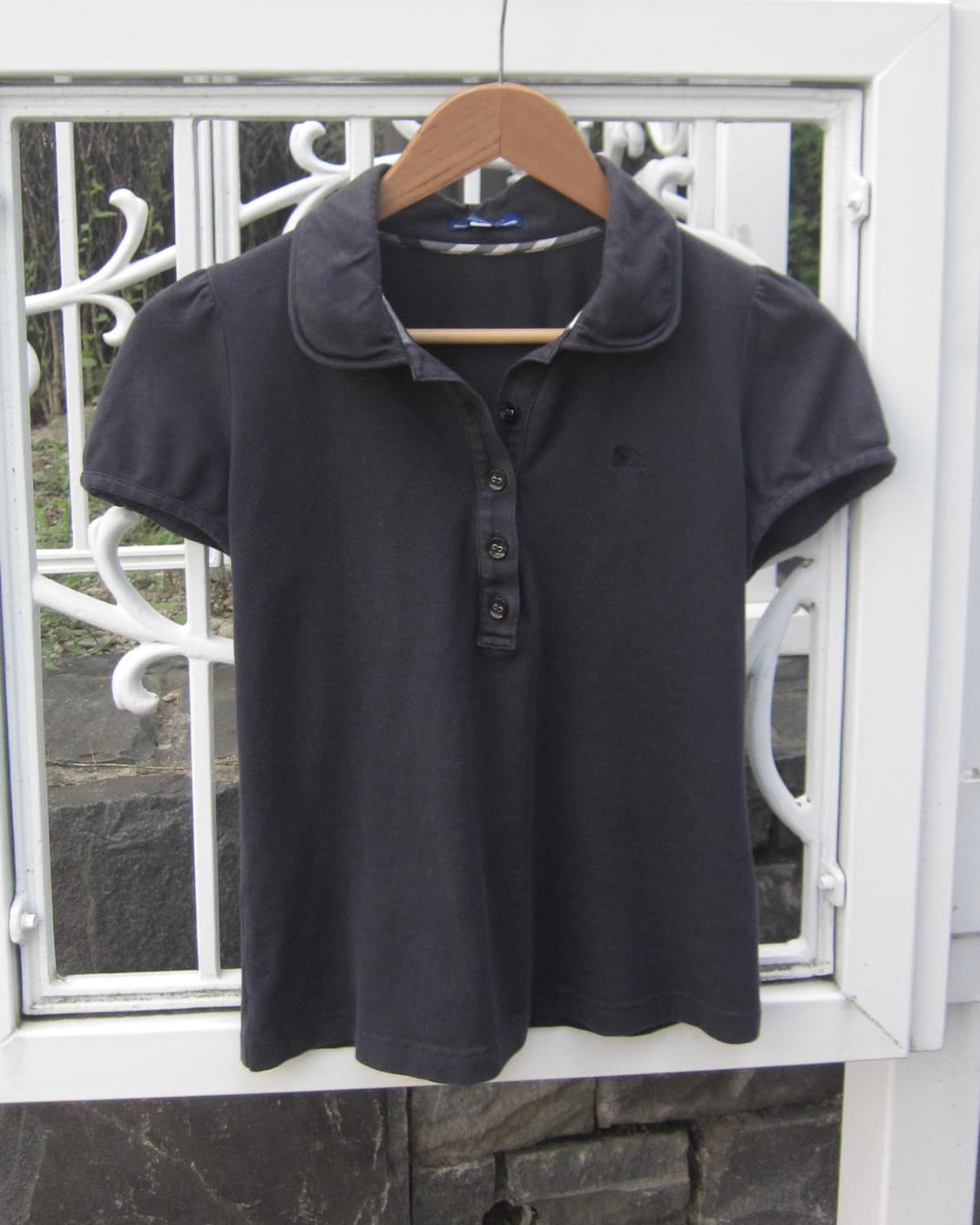 vintage BURBERRY puff sleeves top 상품이미지1