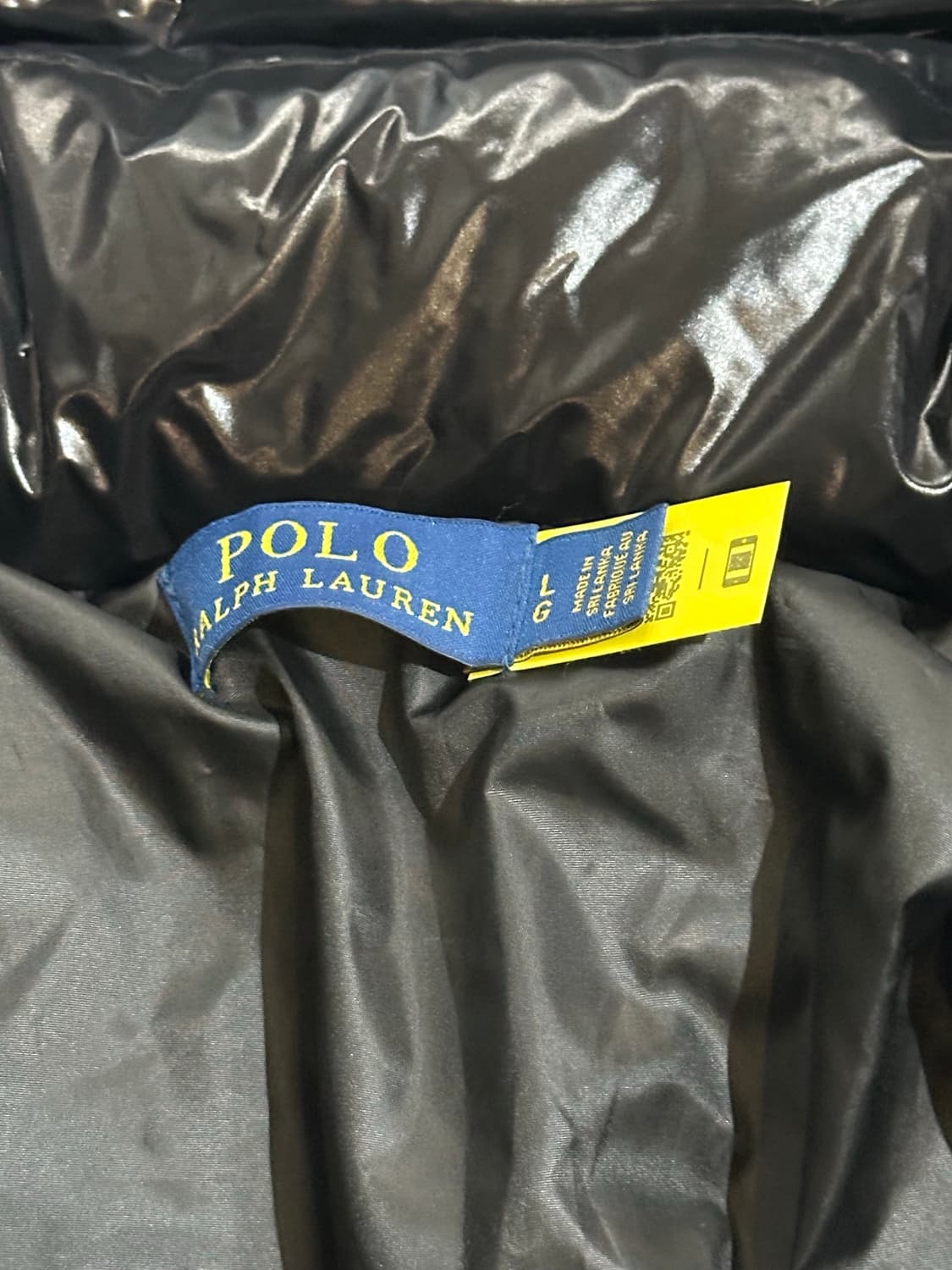 폴로 랄프로렌 고햄 유광 패딩 L 상품이미지3