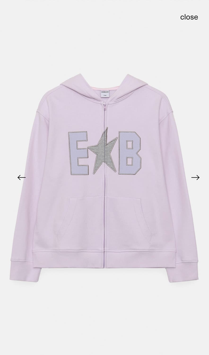 와플 패치 집업 후디 상품이미지2