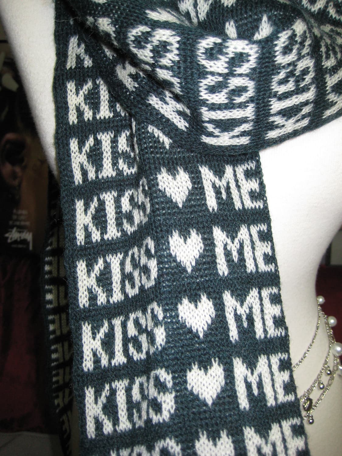 kiss me 키스미 그린 머플러  상품이미지4