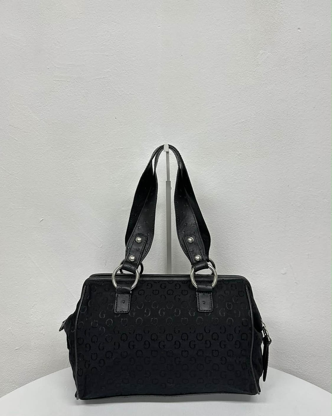 빈티지 게스 Y2K 빅로고 레오파드 보스톤 토트백 상품이미지4