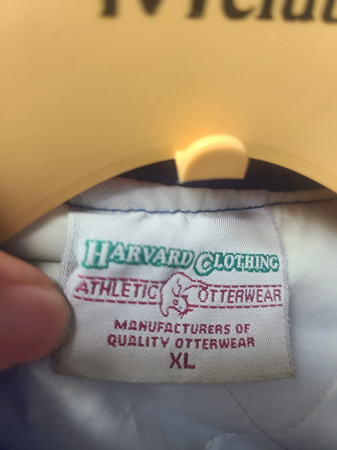 하버드 클로딩 나일론 바시티 자켓 (빈티지) 상품이미지4