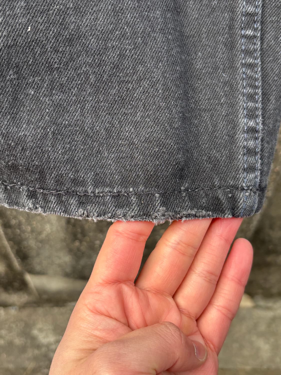 Rare)90s 레드베트윙 리바이스 550 흑청 35x32 상품이미지4