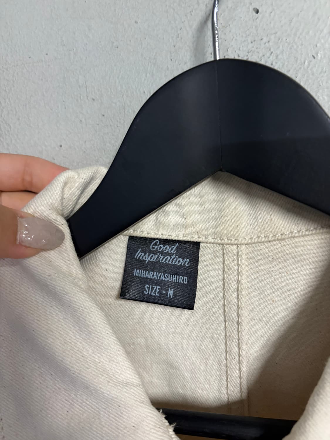 MIHARA YASUHIRO x GU trucker jacket ivor 상품이미지7