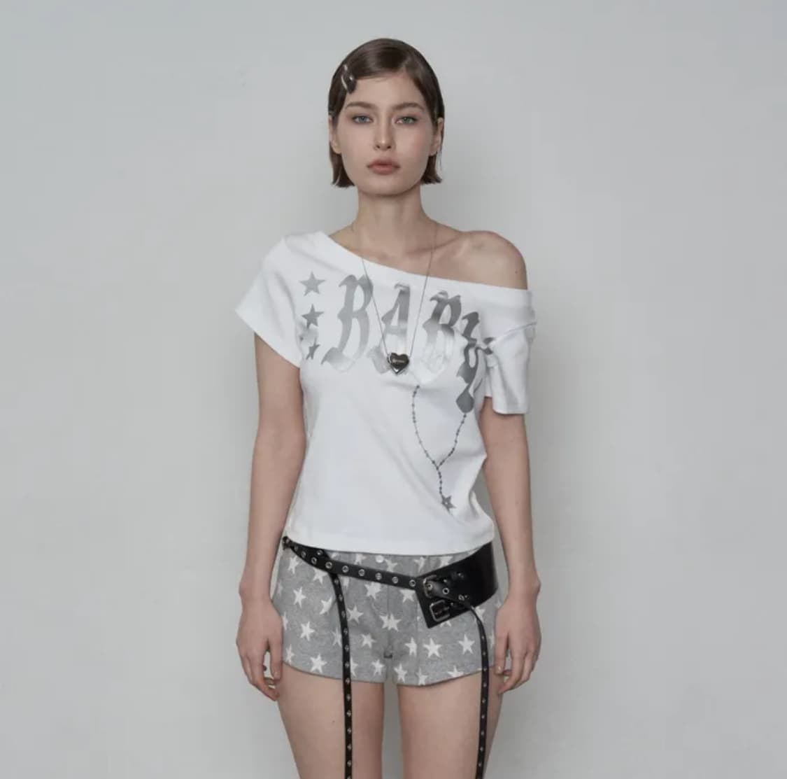 셋업이엑스이 BABY WIDE NECK TOP 상품이미지1