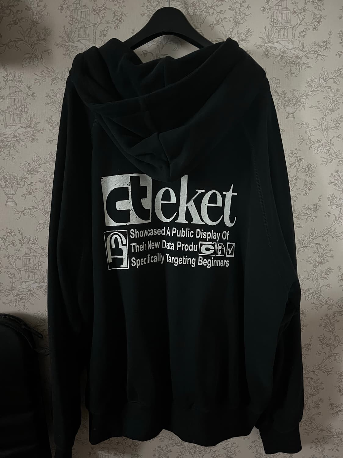 테켓 teket plan zip-up hoodie 플랜 후드집업 m사이즈 상품이미지2