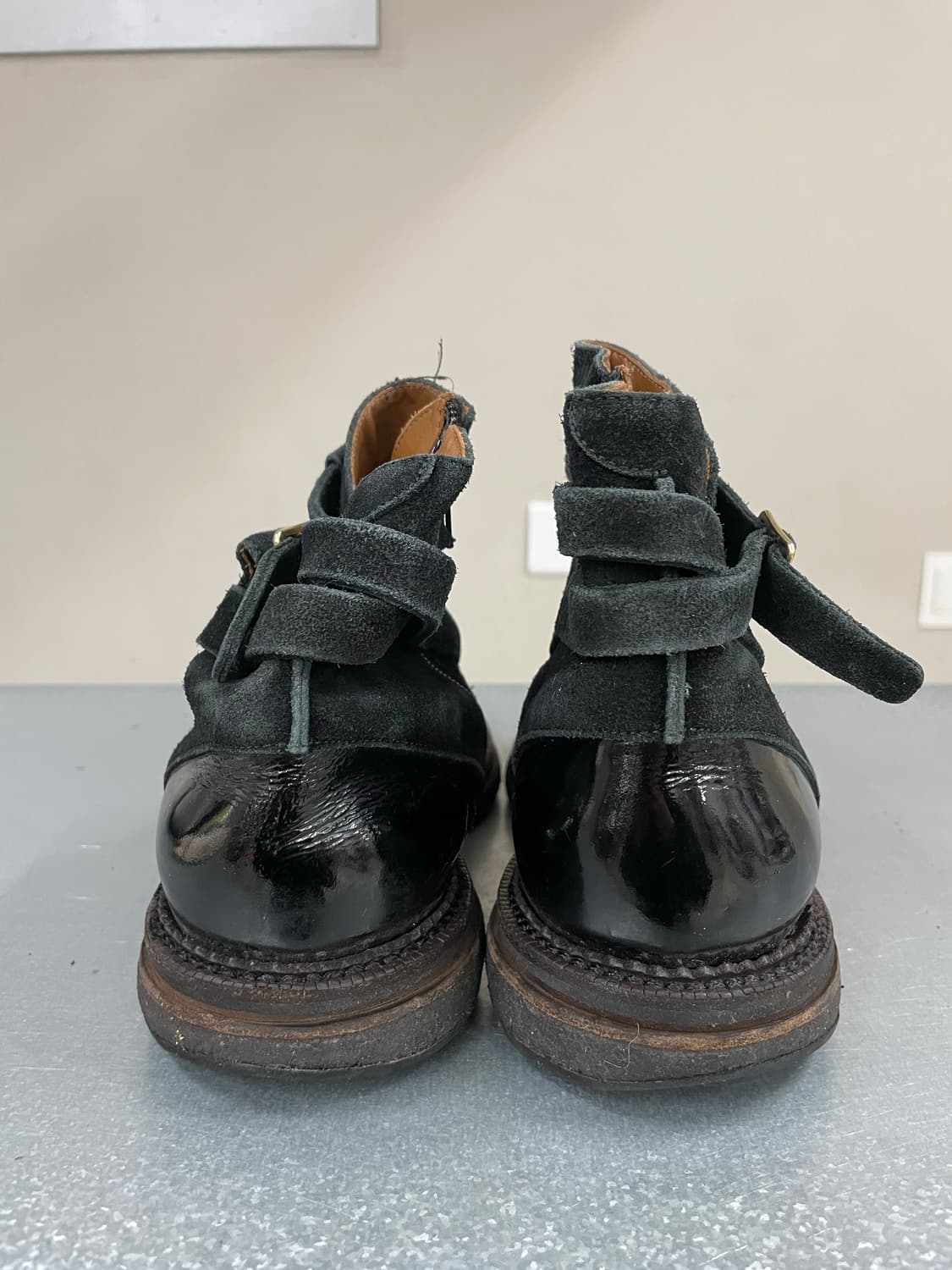 루이비통 스웨이드 버클 부츠 7.5 상품이미지3