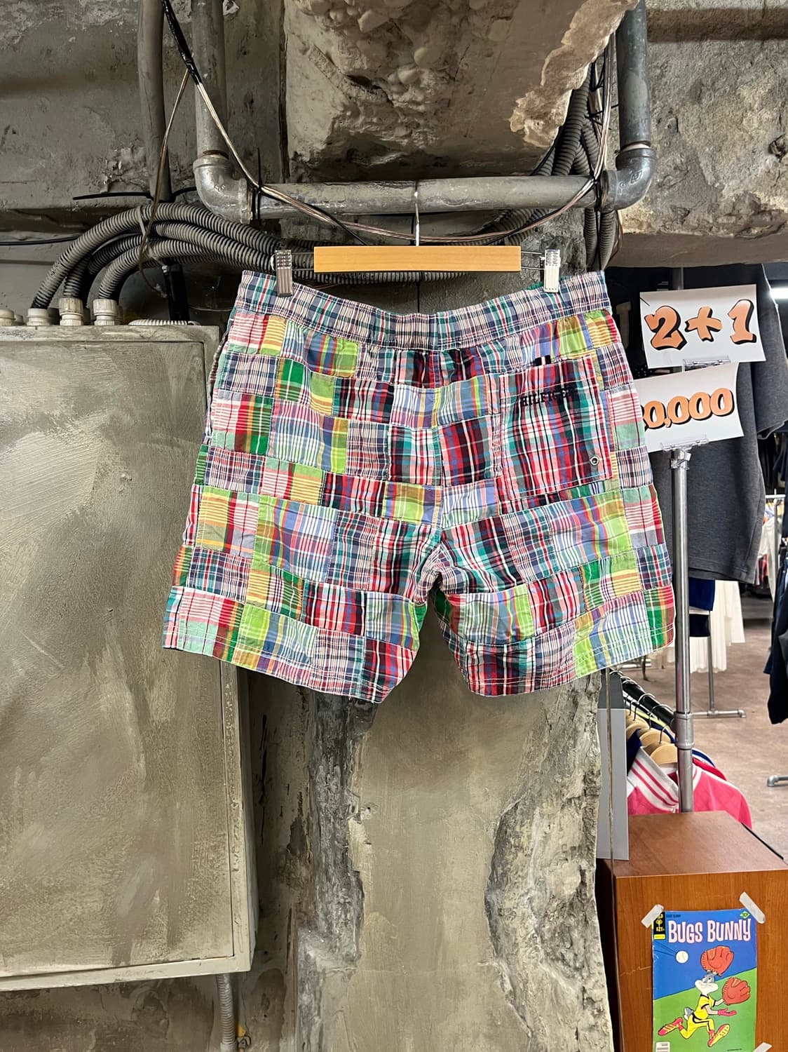 타미힐피거 패치워크 하프 팬츠 S #csz4143 상품이미지2