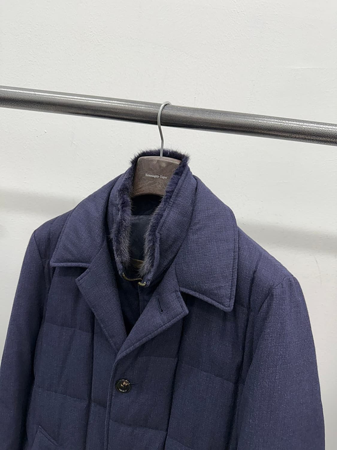 100) 갤럭시 밍크퍼 캐시미어 코트  상품이미지2