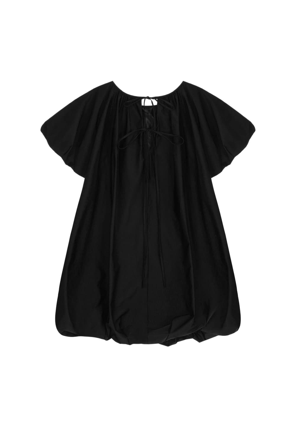 (cosmoss) VOLUME MINI DRESS (BLACK) 상품이미지2