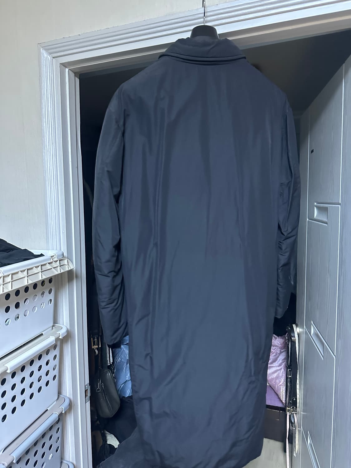 [L] 유니클로 U 패디드 코트 블랙 상품이미지2