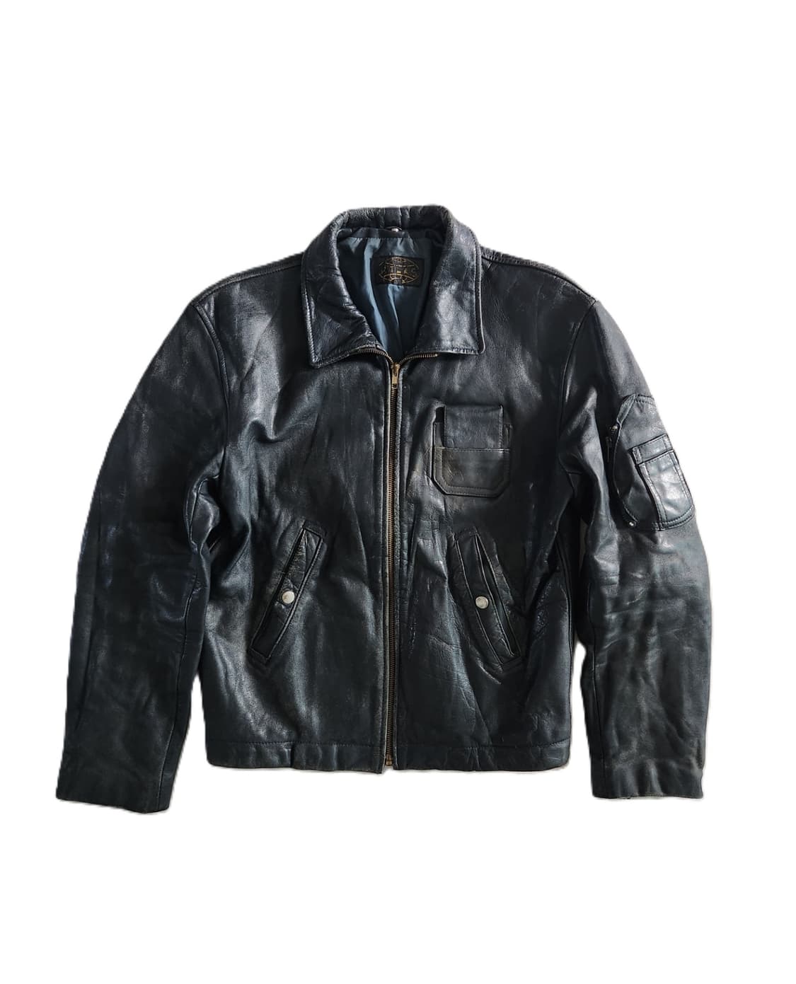 French Air Force Pilot Leather Jacket 상품이미지1