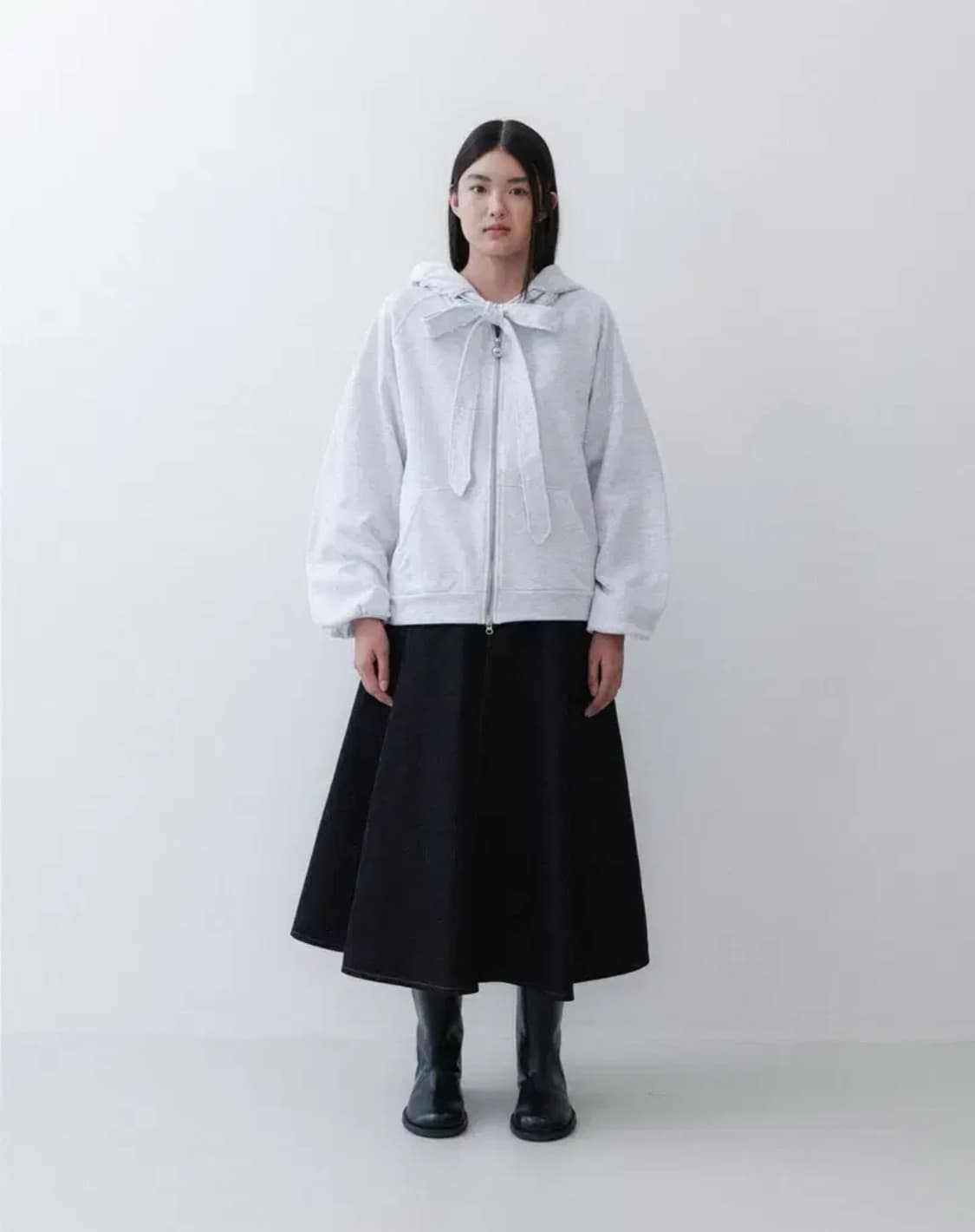 에핑글러 데님 플레어 스커트 상품이미지1