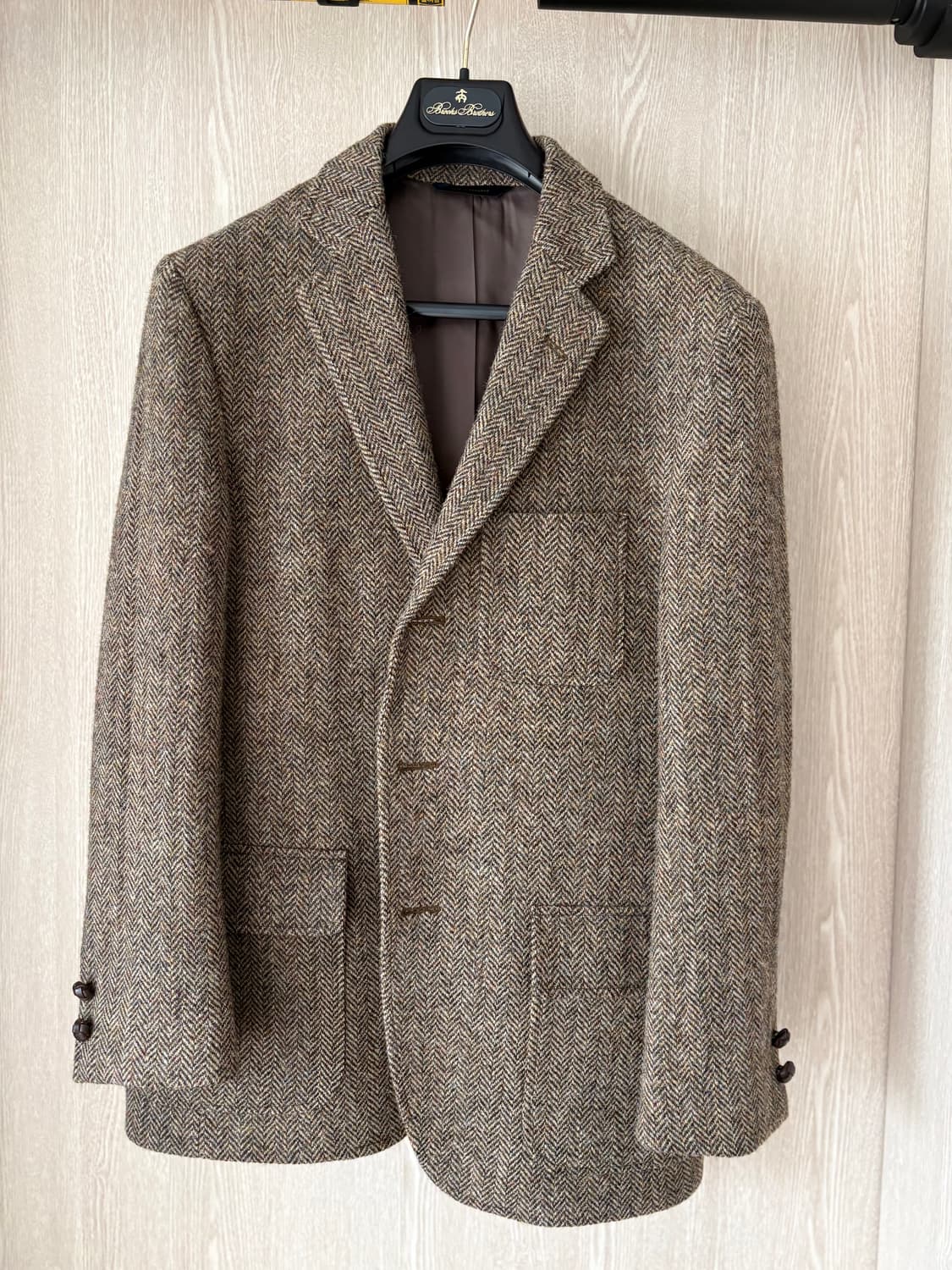 (새상품)브룩스브라더스 헤링본 트위드자켓(색자켓) 팝니다. 상품이미지1