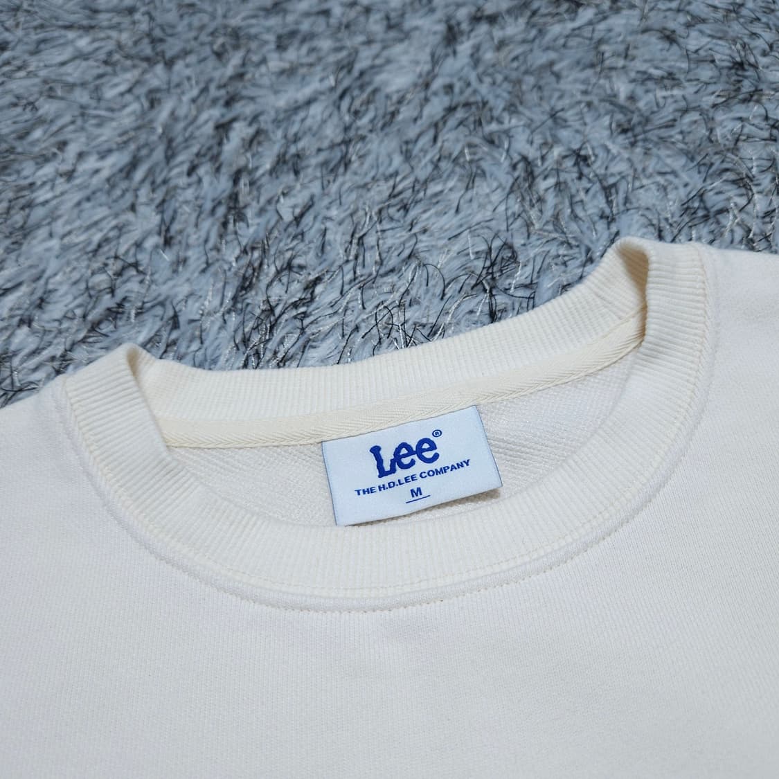 Lee) M 남자 아이보리 맨투맨티셔츠 / 왕눈이샵 상품이미지7