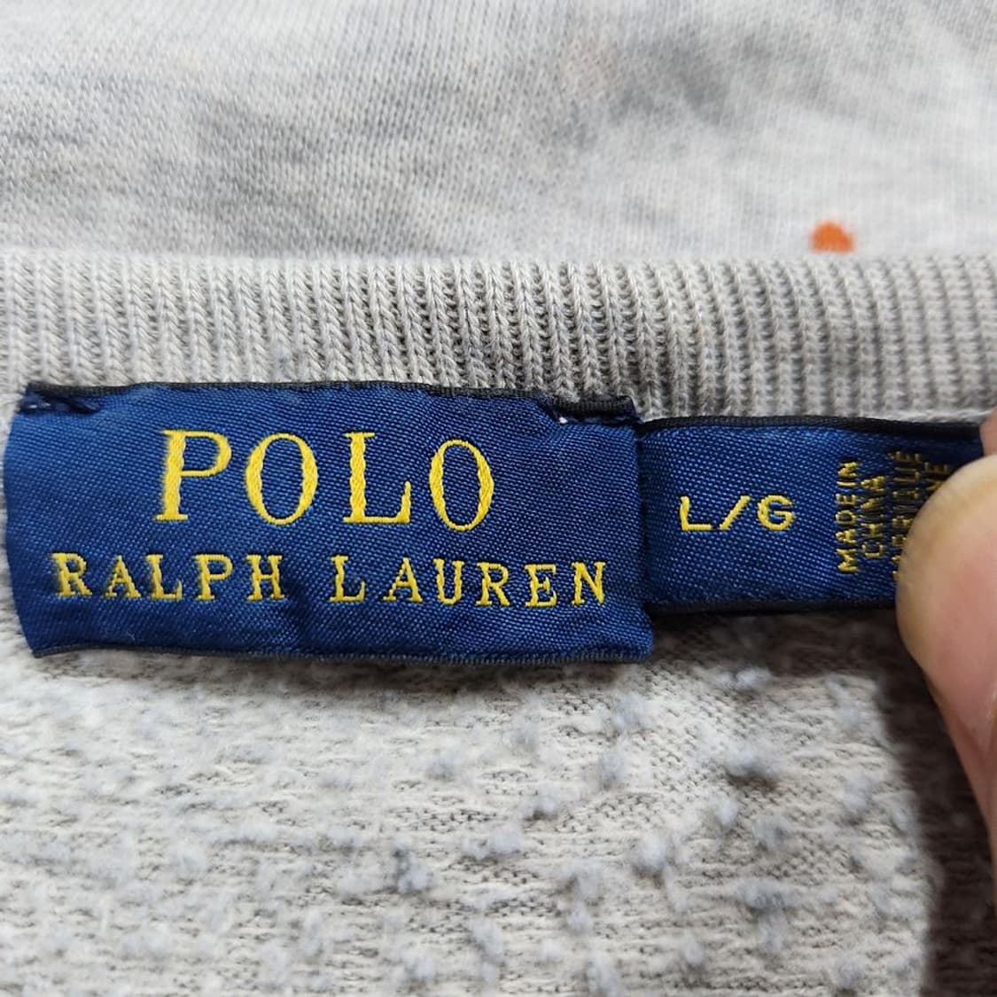[여L]폴로랄프로렌 페인트 워싱 맨투맨[Y61-193] 상품이미지7