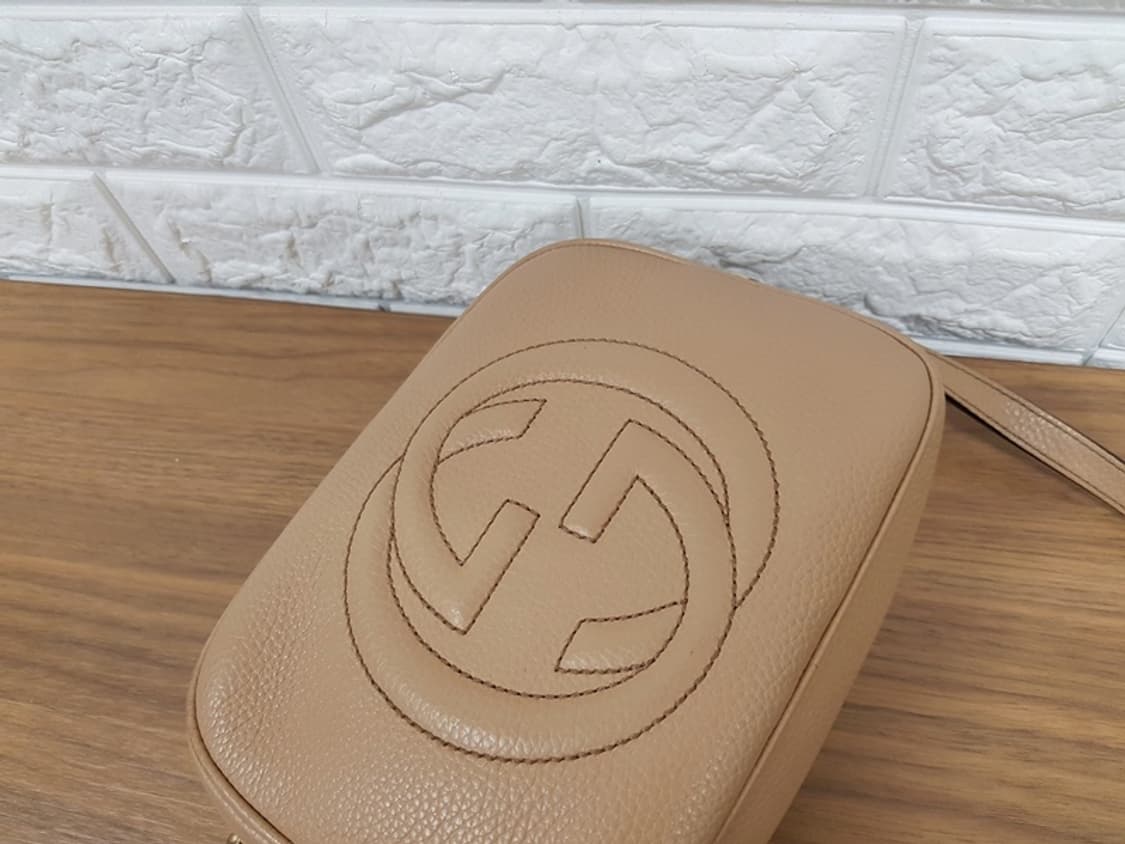 구찌 디스코백 크로스백 (정품 308364) 베이지색 상품이미지3