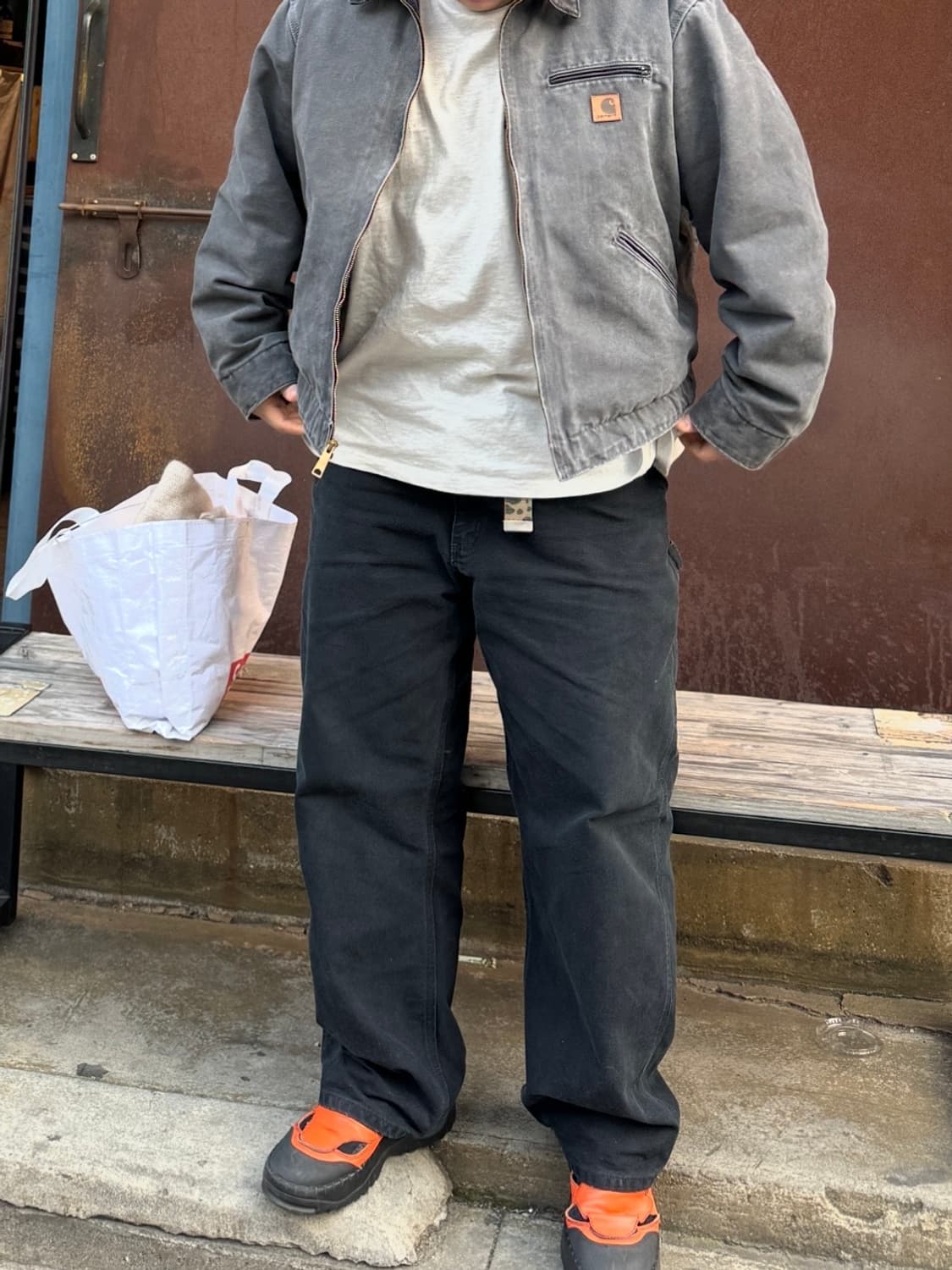 칼하트 싱글니 b11 블랙 상품이미지8