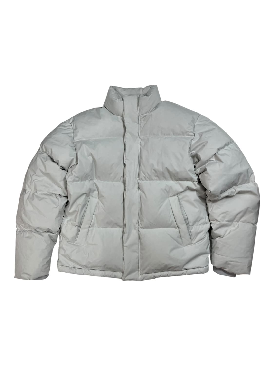 인사일런스 회백색 숏 패딩 L 상품이미지2