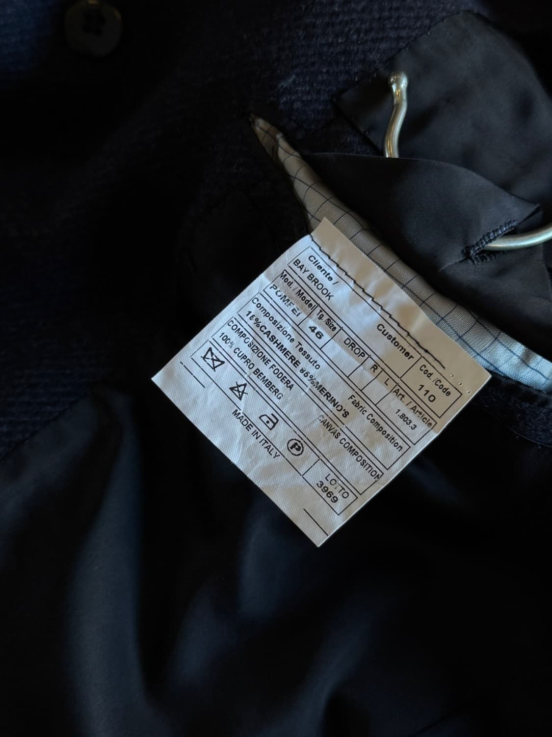 보렐리 체스터필드 코트 100 상품이미지8