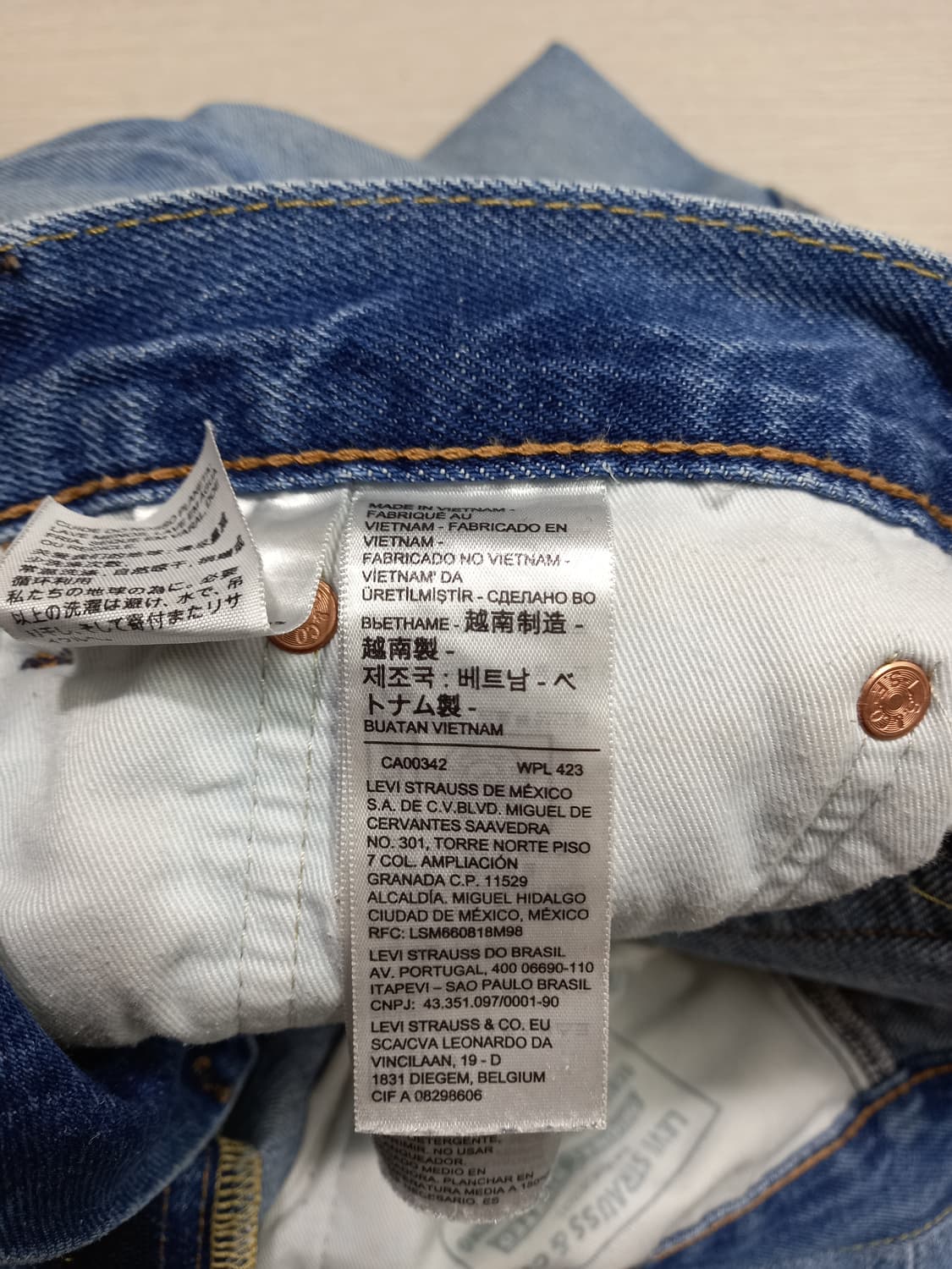 30 빅E 리바이스551Z 워싱 일자진 30-138 상품이미지9