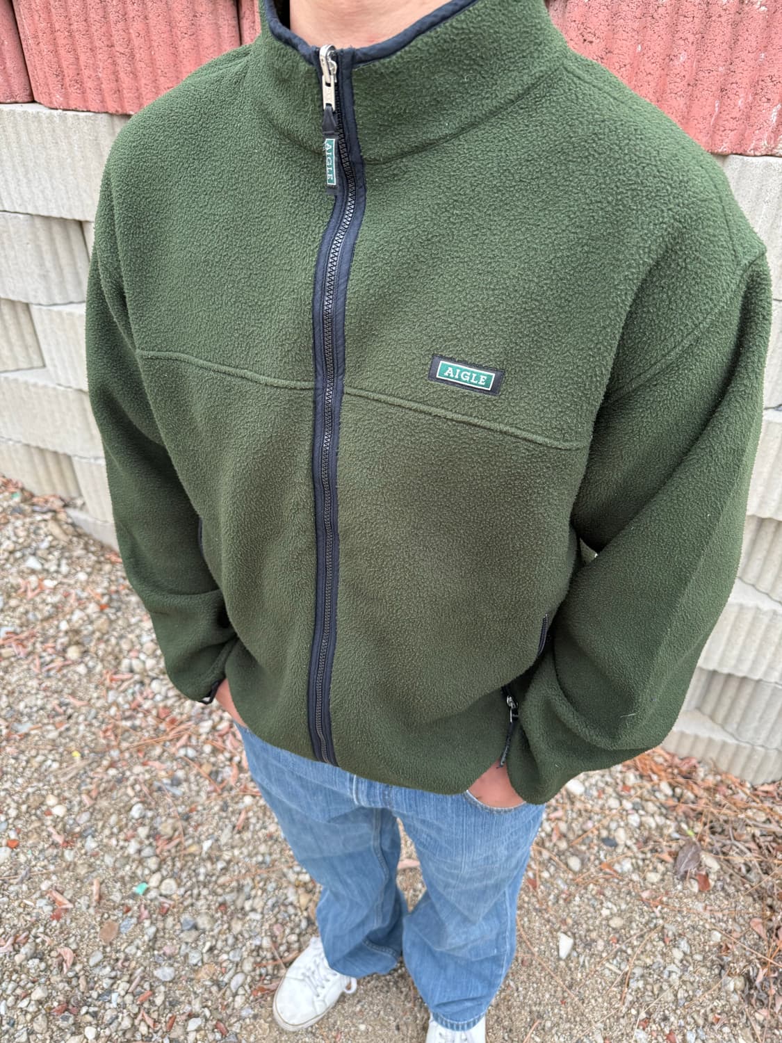 AIGLE 에이글 폴라텍 플리스 집업 자켓 상품이미지2