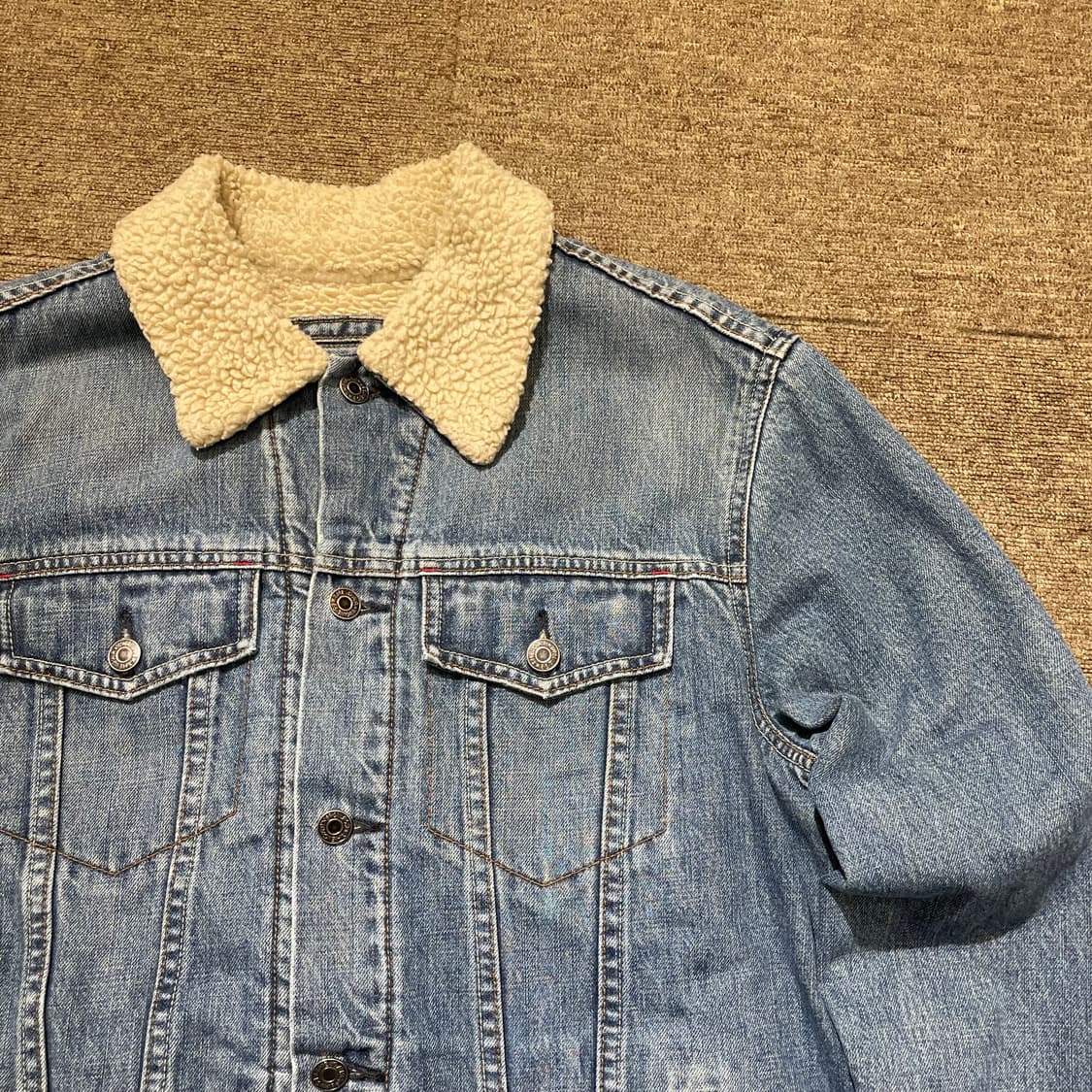 (M) GAP 갭 쉐르파 데님 자켓 상품이미지3