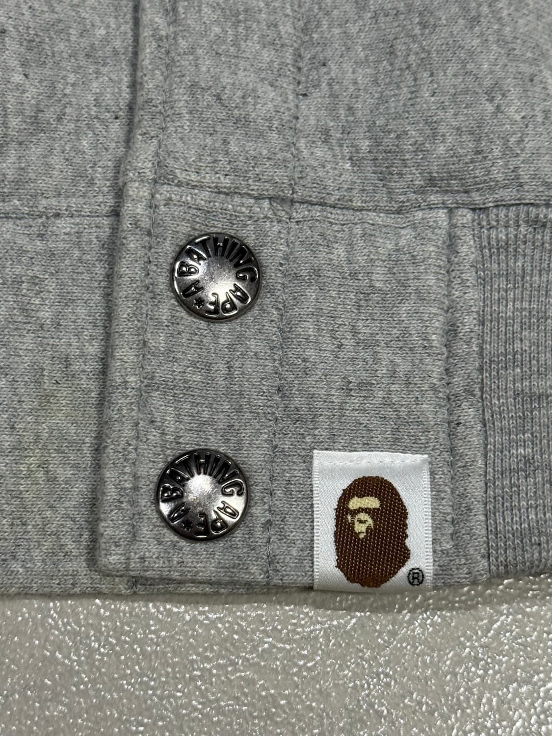 베이프 아카이브 카모패턴 스웨터 바시티 스타디움 자켓 상품이미지4