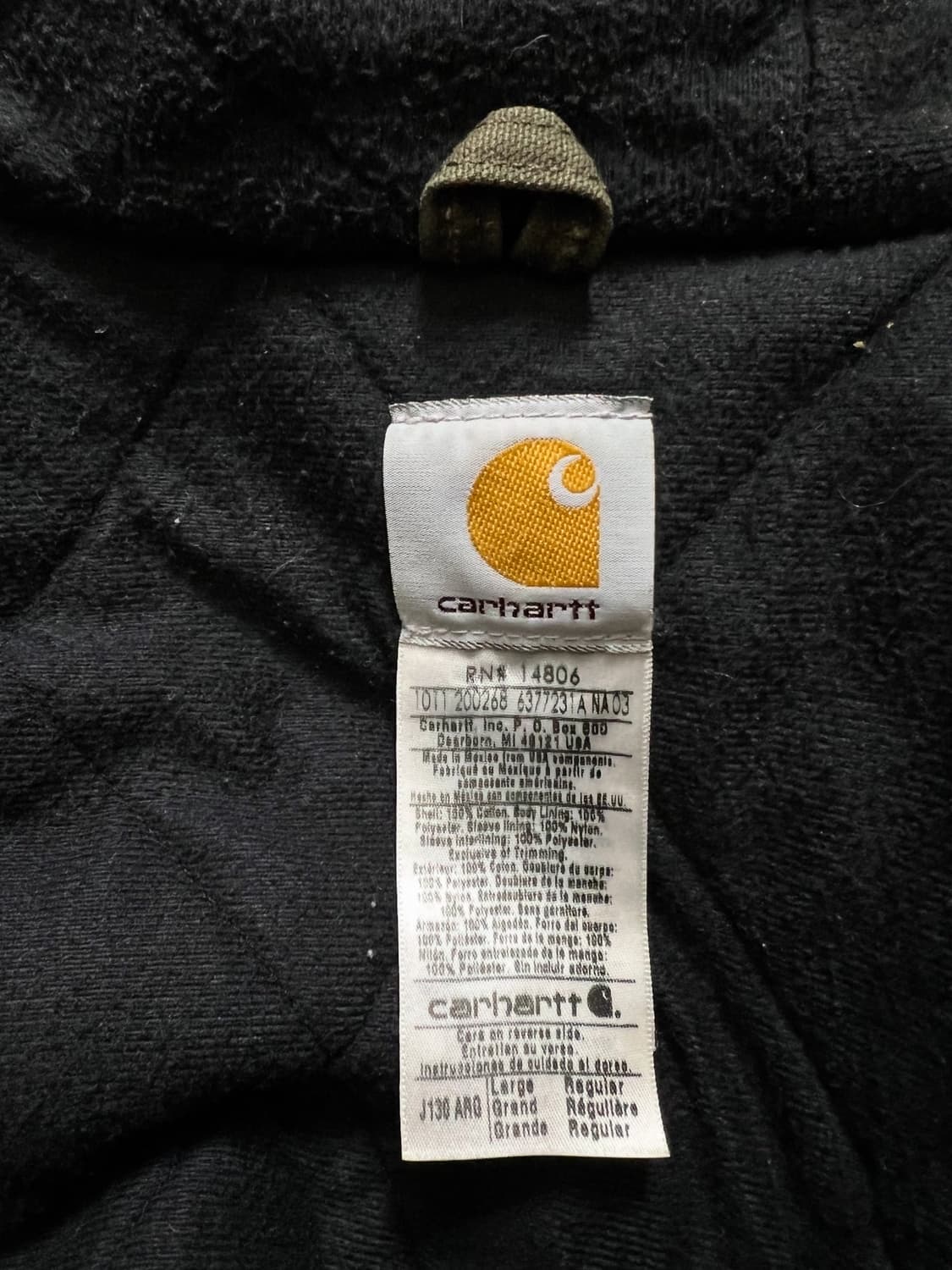 칼하트 J130 ARG 덕액티브 자켓 상품이미지5