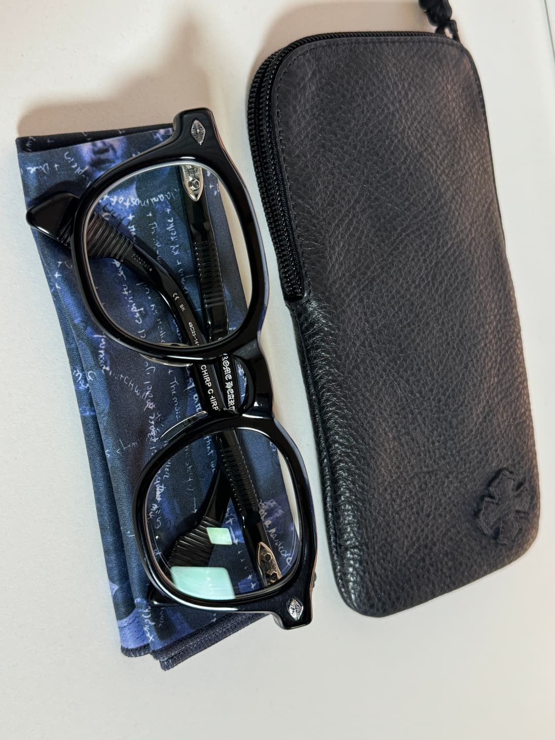 크롬하츠 처프처프 블랙 실버 안경테 상품이미지1