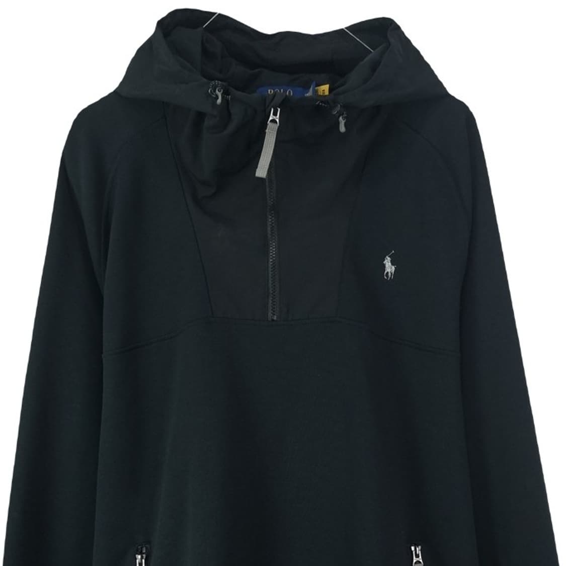 [폴로 랄프로렌] 포니 로고 하프집업 아노락 후드티 블랙 M18765 상품이미지4