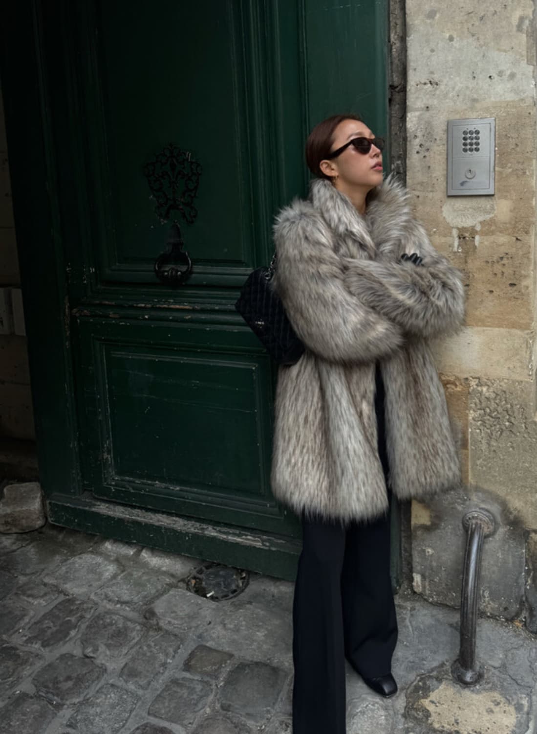 memo fax fur jacket 퍼자켓 새상품 상품이미지2