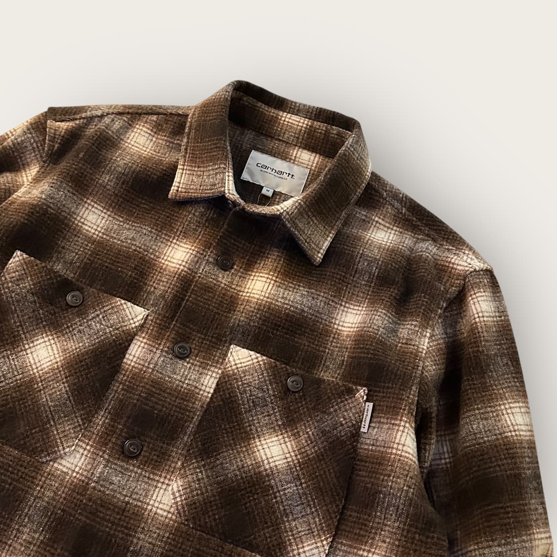 칼하트 플란넬 체크 울 셔츠 상품이미지2
