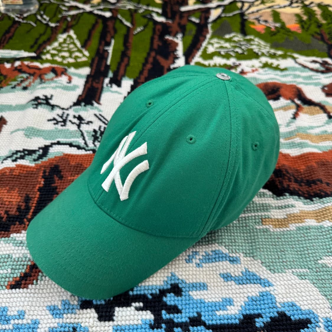 MLB 뉴욕 양키즈 그린 볼캡 상품이미지3